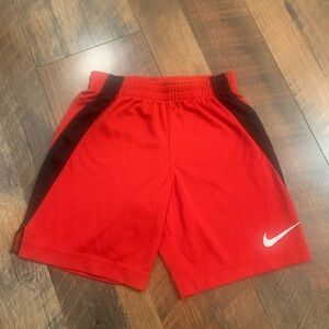 Nike Little Boys Red Athletic Shorts